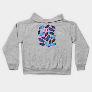 LIGHT IT UP! Christmas Xmas Decorations Lights Winter Holidays Non-Traditional Colors - UnBlink Studio by Jackie Tahara Kids Hoodie